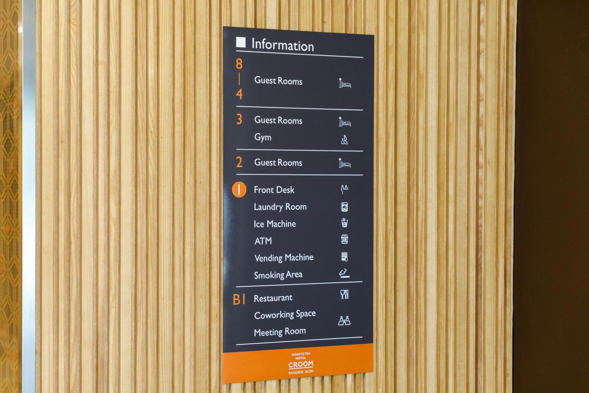 Nishitetsu Hotel Croom Bangkok Silom Экстерьер фото